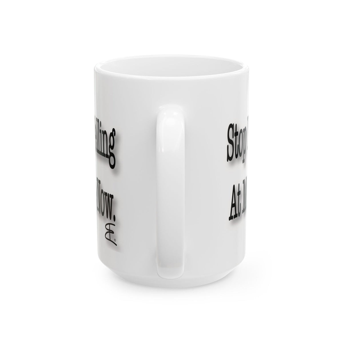 Stop Yelling at Me Now – Funny Caveman | Ceramic Mug