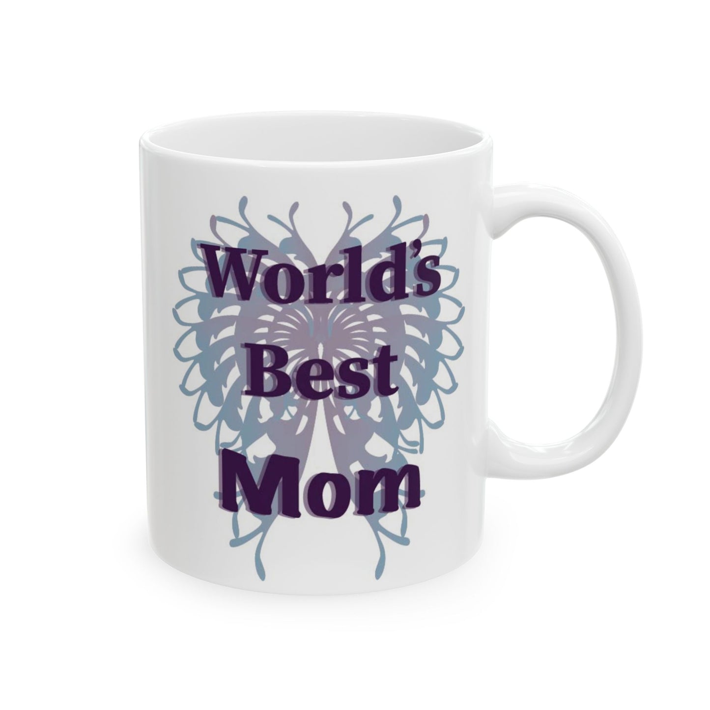 “World’s Best Mom” Butterfly Mug