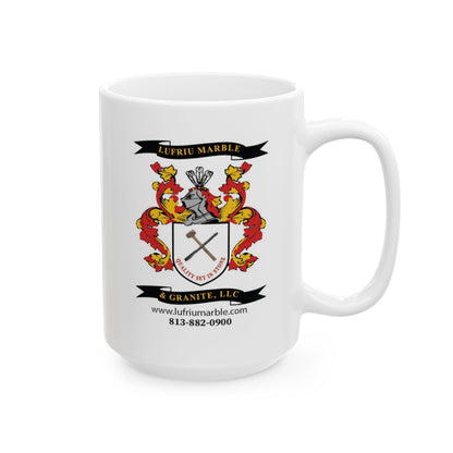 Lufriu marble and granite full color coffee mug.