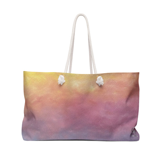 Artful Ombre Sunrise Weekender Bag