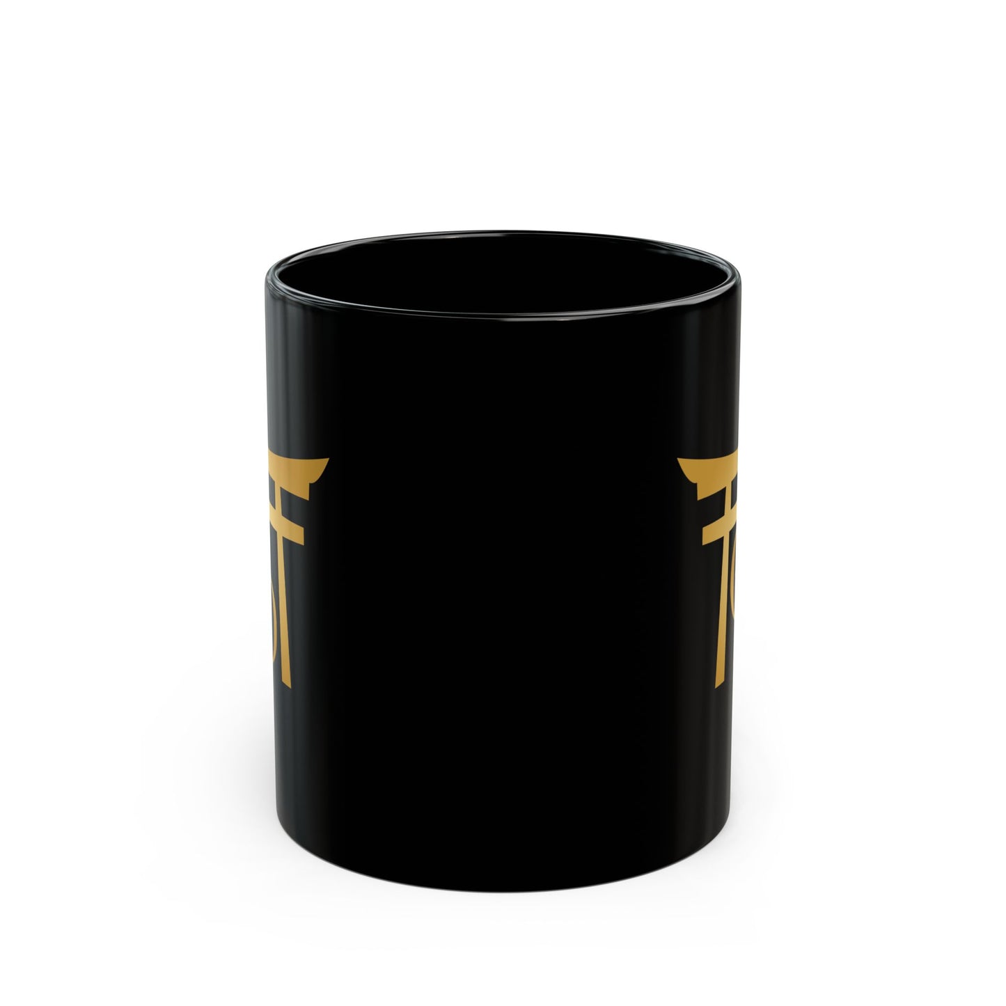 Crypto Dojo Emblem Logo Black Mug