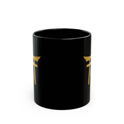 Crypto Dojo Emblem Logo Black Mug