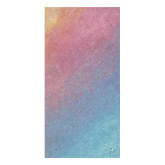 Artful Ombre Beach Towel – Soft Mink Cotton