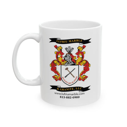 Lufriu marble and granite full color coffee mug.
