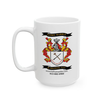 Lufriu marble and granite full color coffee mug.