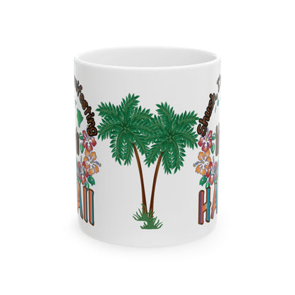 Shush, I'm Manifesting A Trip To Hawaii Mug | Optional Colorway Travel Coffee Cup