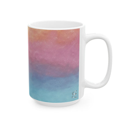 Artful Ombre Sunrise Mug
