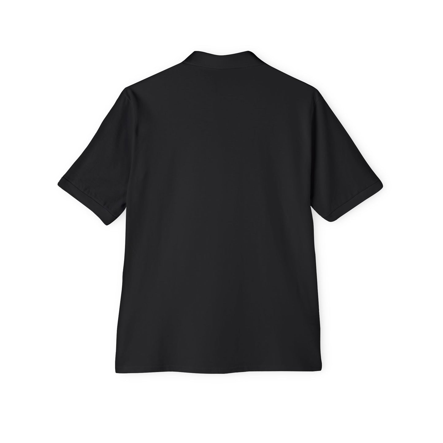 Black Crypto Dojo embroidered polo shirt.