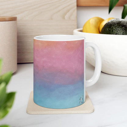 Artful Ombre Sunrise Mug