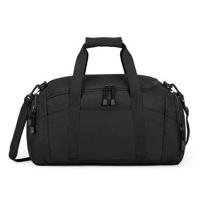 Crypto Dojo duffel bag with the logo on it.