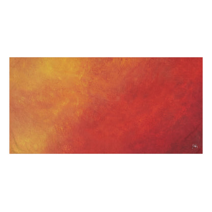 Firelight Ombre Beach Towel | Soft Mink Cotton/ Polyester
