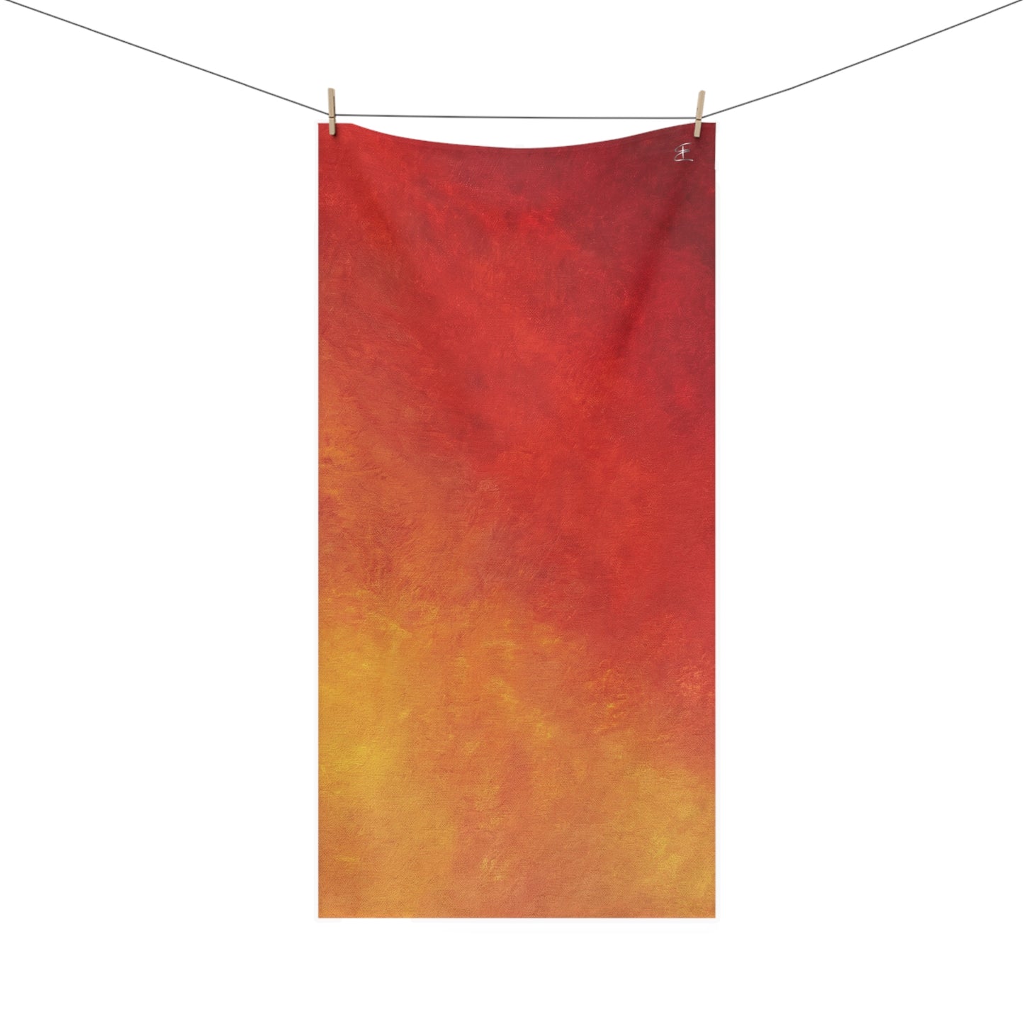 Firelight Ombre Beach Towel | Soft Mink Cotton/ Polyester