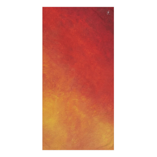 Firelight Ombre Beach Towel | Soft Mink Cotton/ Polyester