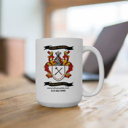 Lufriu marble and granite full color coffee mug.