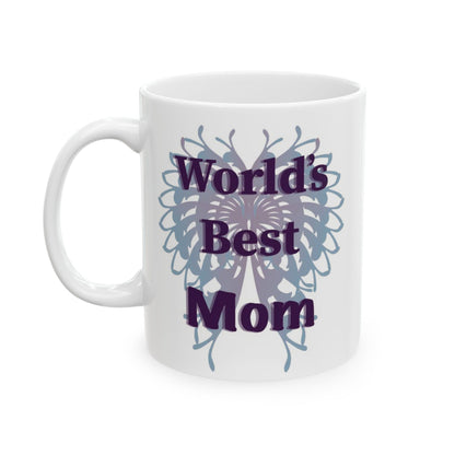 “World’s Best Mom” Butterfly Mug
