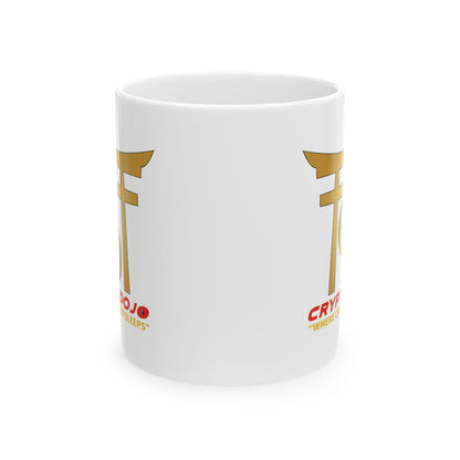 Crypto Dojo logo  | White Ceramic Mug
