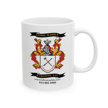 Lufriu marble and granite full color coffee mug.