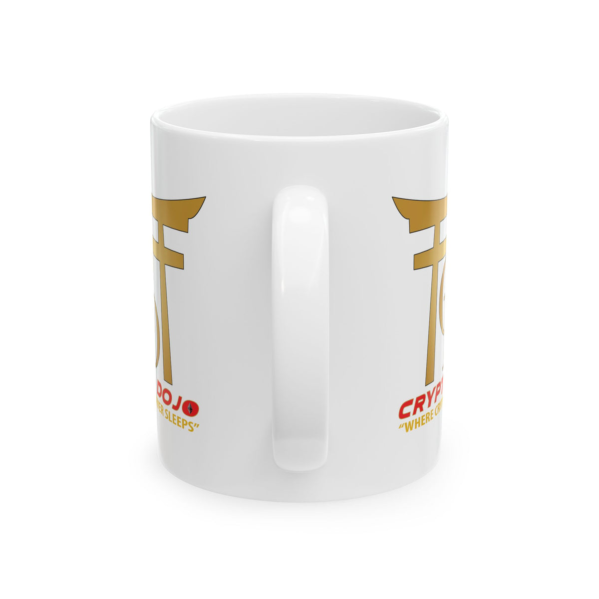 Crypto Dojo logo  | White Ceramic Mug