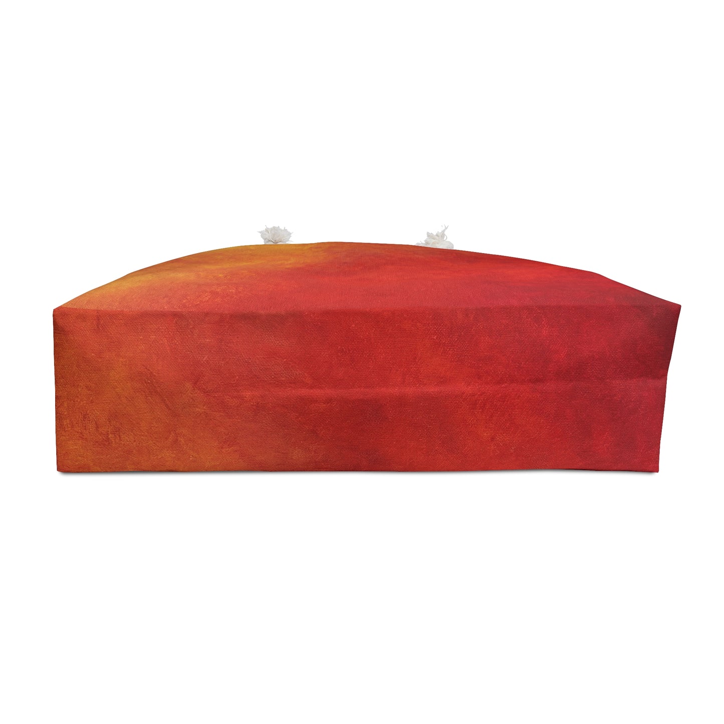 Bottom view of Firelight Artful Ombre Weekend Bag, on white background.