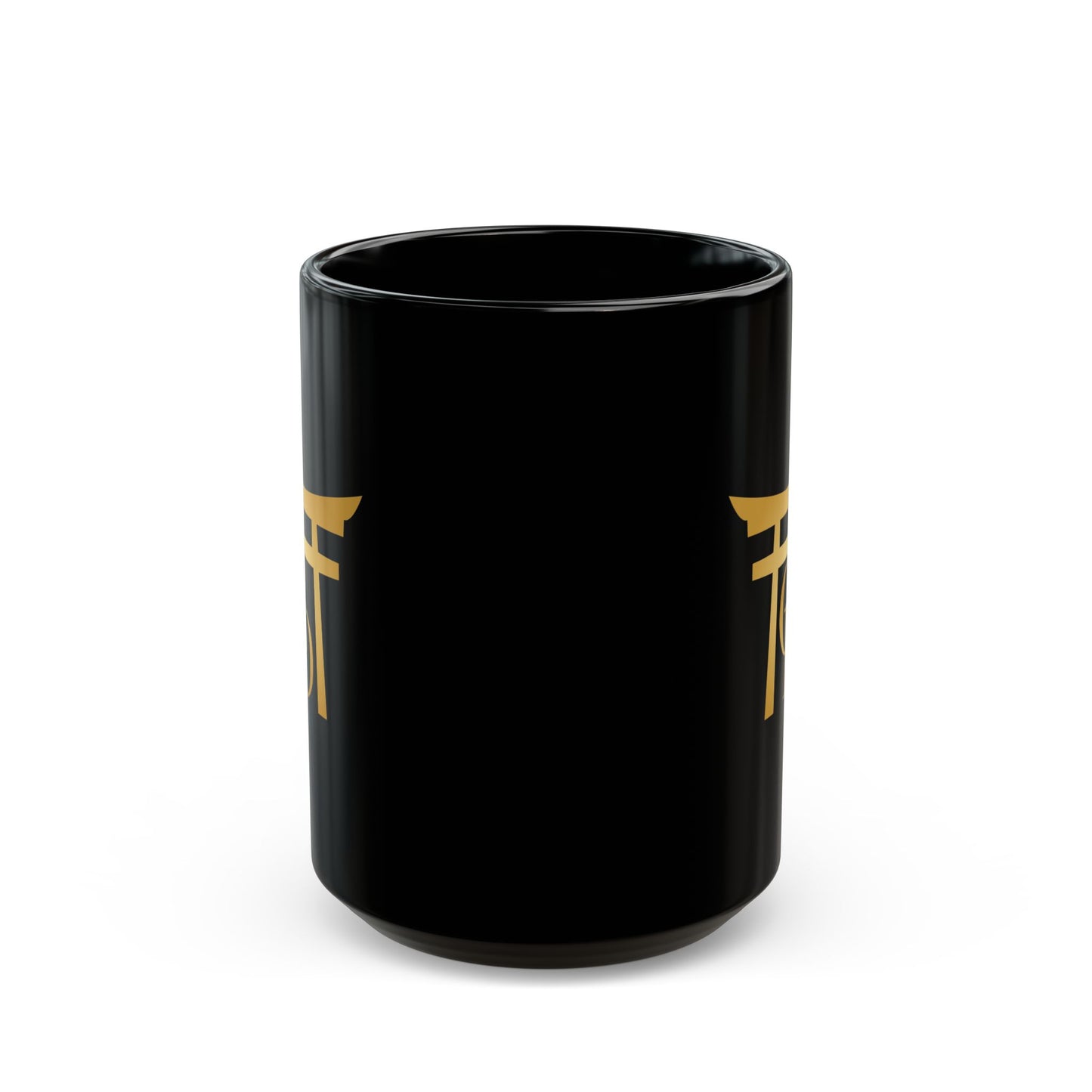 Crypto Dojo Emblem Logo Black Mug