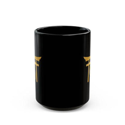Crypto Dojo Emblem Logo Black Mug