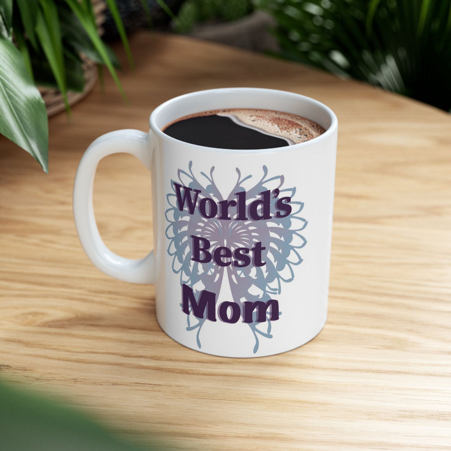“World’s Best Mom” Butterfly Mug